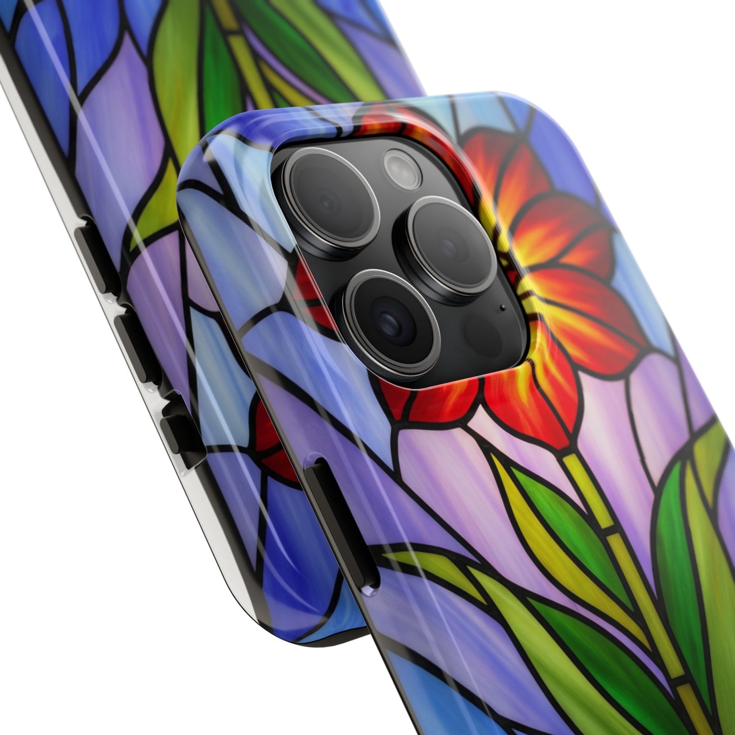 Vibrant Floral Phone Case | Tough Phone Cases for Flower Lovers, Durable Design, Gift for Her, Phone Accessories, Spring Decor