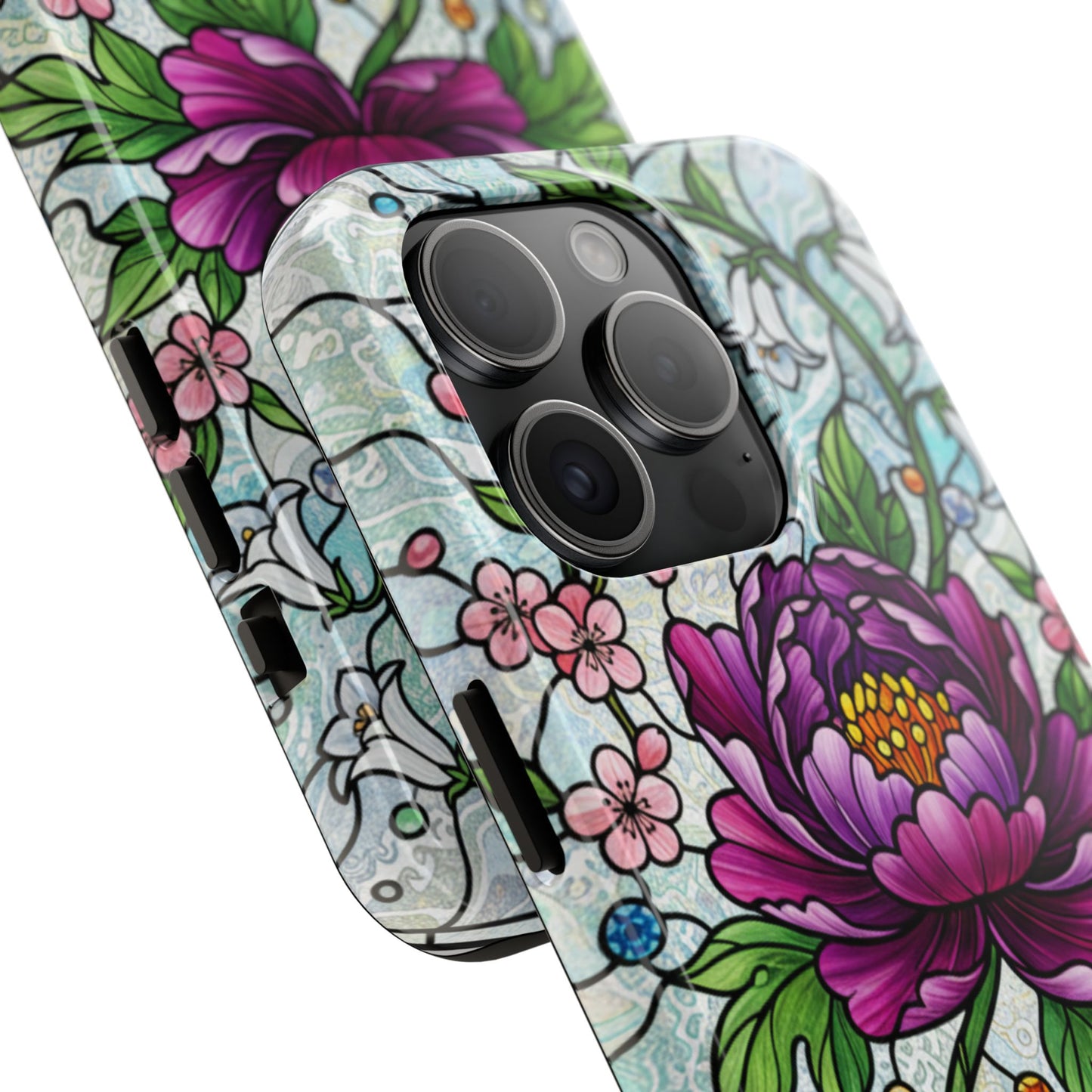 Floral Tough Phone Case | Stylish & Durable | Perfect Gift for Nature Lovers | Unique Floral Design | Plant Lover's Accessory