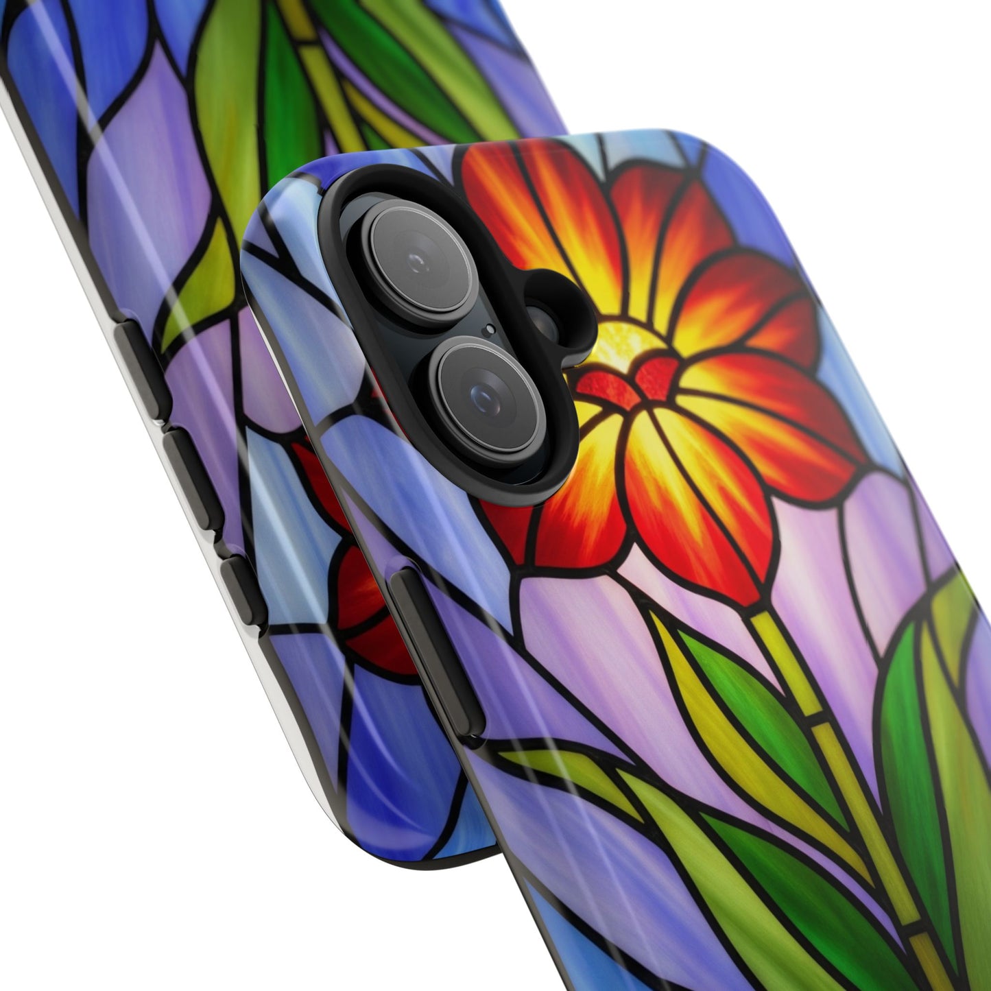 Vibrant Floral Phone Case | Tough Phone Cases for Flower Lovers, Durable Design, Gift for Her, Phone Accessories, Spring Decor