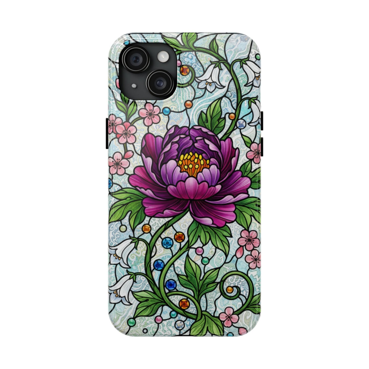 Floral Tough Phone Case | Stylish & Durable | Perfect Gift for Nature Lovers | Unique Floral Design | Plant Lover's Accessory