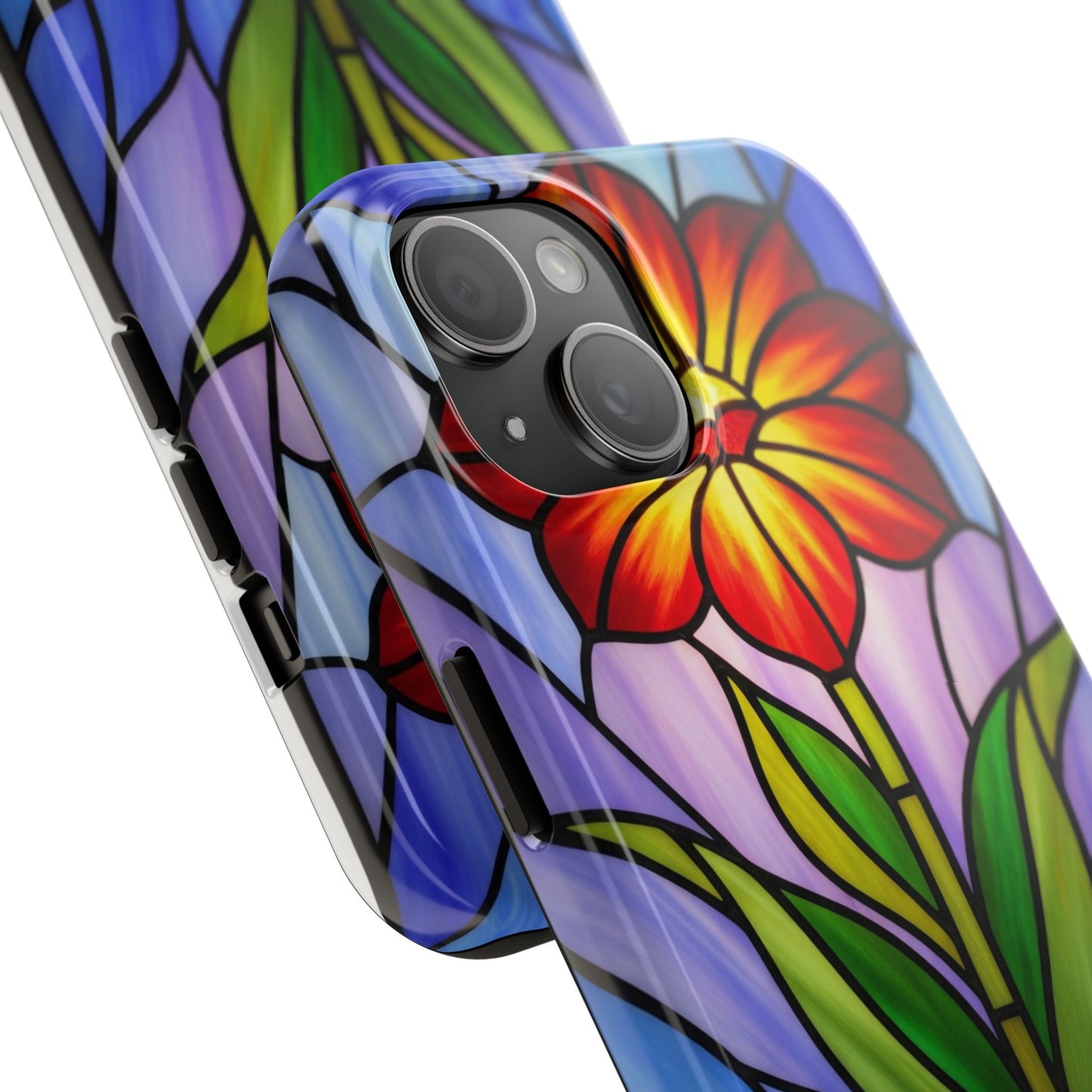 Vibrant Floral Phone Case | Tough Phone Cases for Flower Lovers, Durable Design, Gift for Her, Phone Accessories, Spring Decor