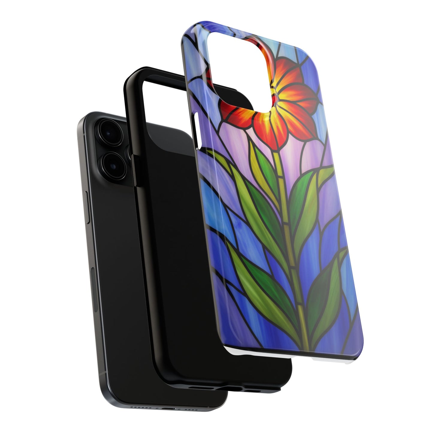 Vibrant Floral Phone Case | Tough Phone Cases for Flower Lovers, Durable Design, Gift for Her, Phone Accessories, Spring Decor