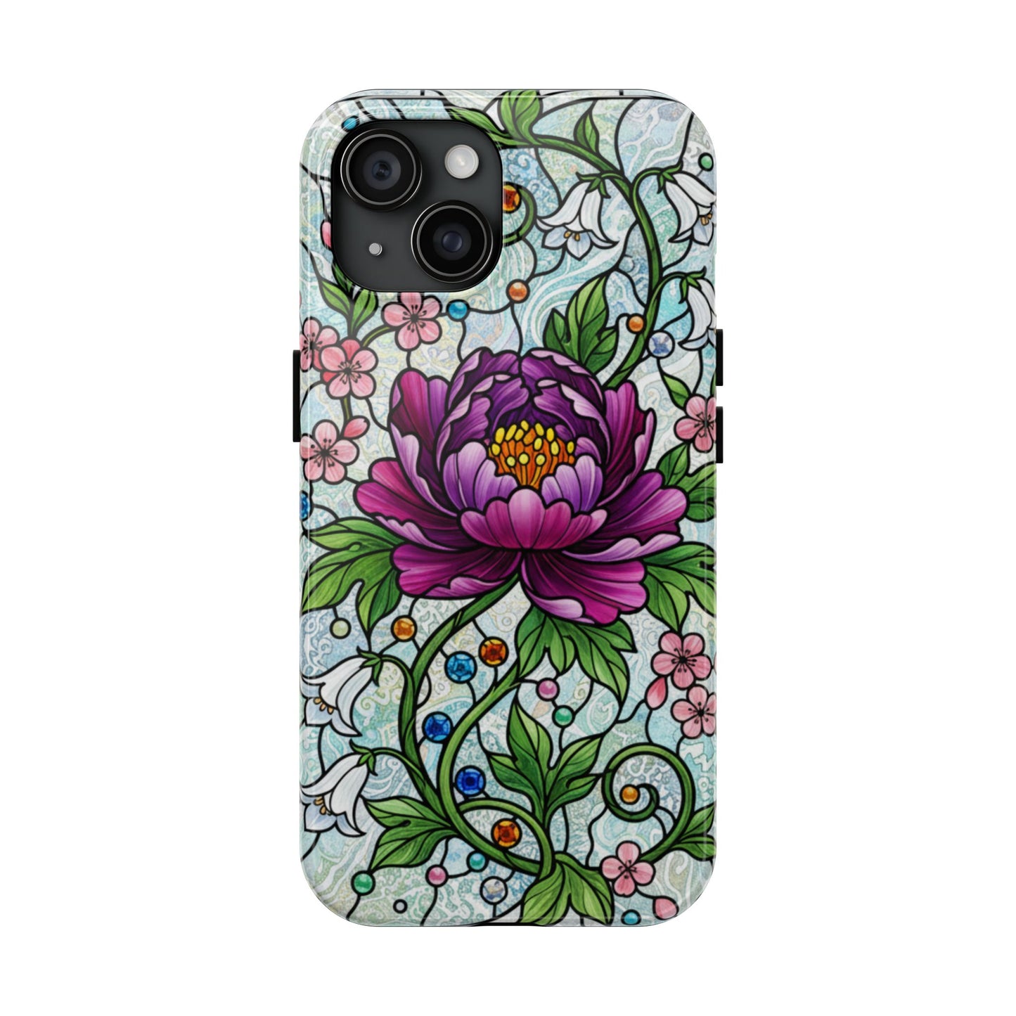 Floral Tough Phone Case | Stylish & Durable | Perfect Gift for Nature Lovers | Unique Floral Design | Plant Lover's Accessory