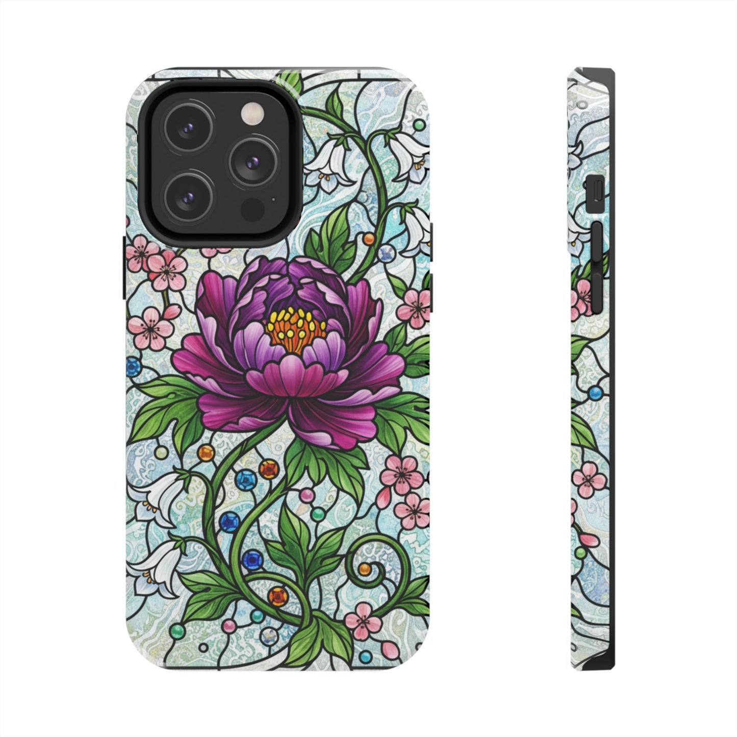 Floral Tough Phone Case | Stylish & Durable | Perfect Gift for Nature Lovers | Unique Floral Design | Plant Lover's Accessory