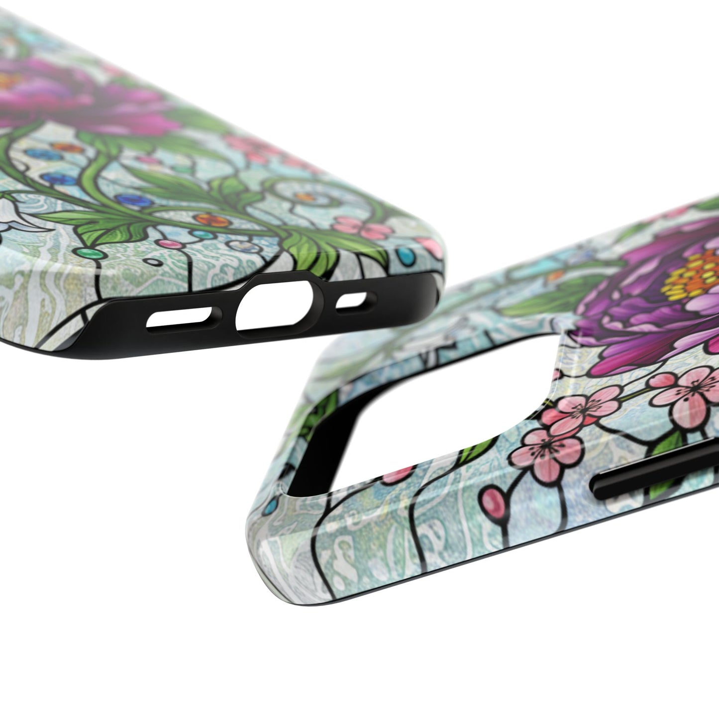 Floral Tough Phone Case | Stylish & Durable | Perfect Gift for Nature Lovers | Unique Floral Design | Plant Lover's Accessory
