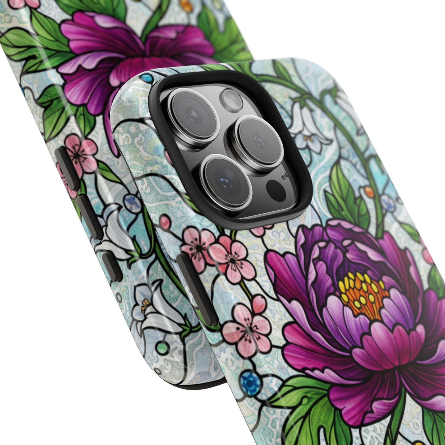 Floral Tough Phone Case | Stylish & Durable | Perfect Gift for Nature Lovers | Unique Floral Design | Plant Lover's Accessory