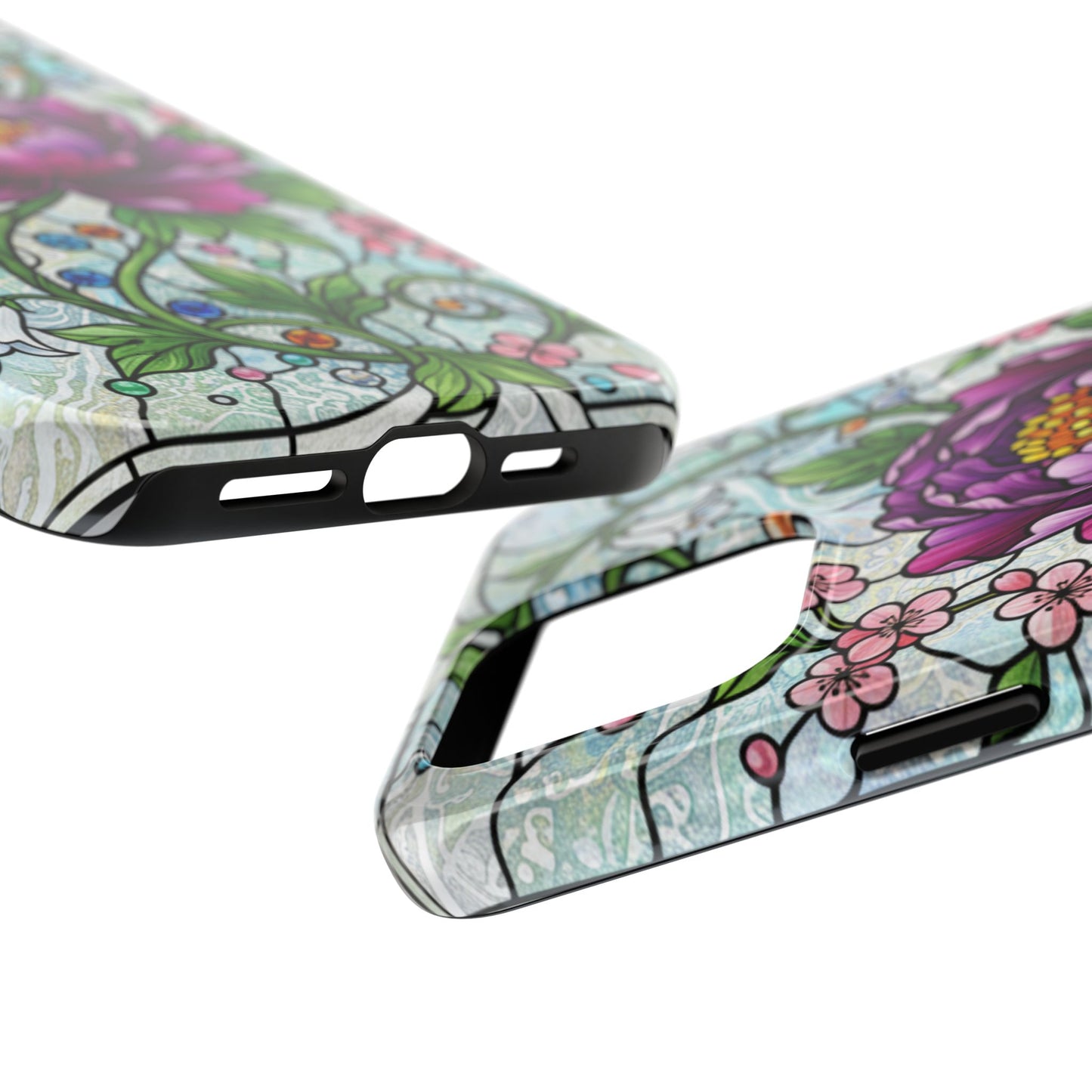 Floral Tough Phone Case | Stylish & Durable | Perfect Gift for Nature Lovers | Unique Floral Design | Plant Lover's Accessory