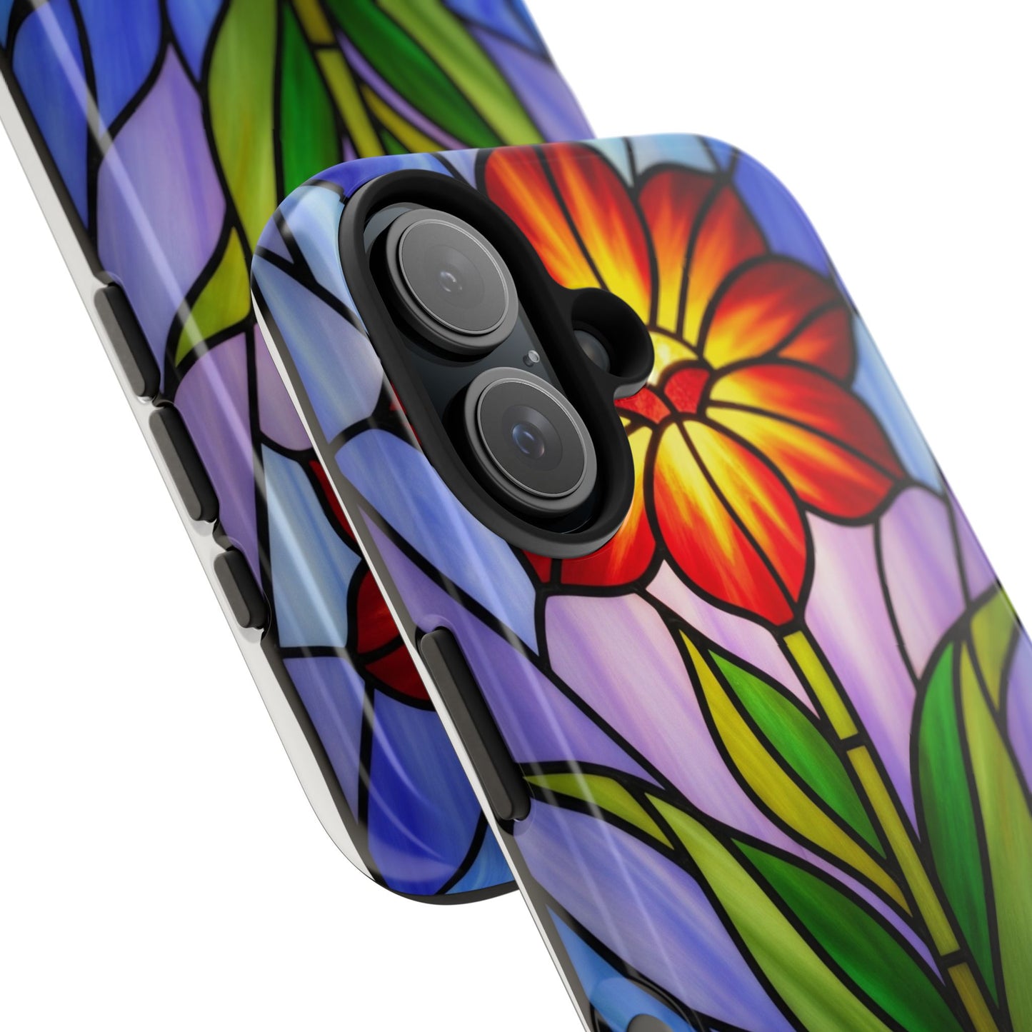 Vibrant Floral Phone Case | Tough Phone Cases for Flower Lovers, Durable Design, Gift for Her, Phone Accessories, Spring Decor