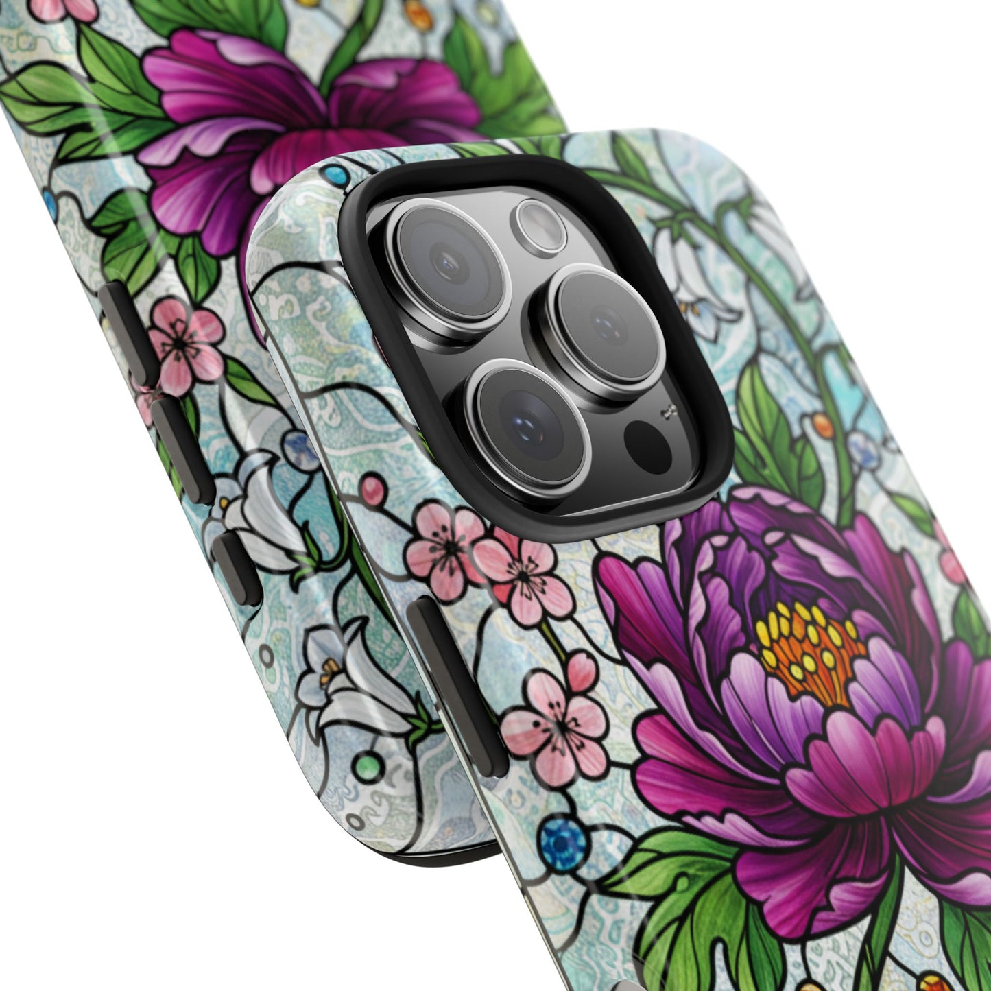 Floral Tough Phone Case | Stylish & Durable | Perfect Gift for Nature Lovers | Unique Floral Design | Plant Lover's Accessory