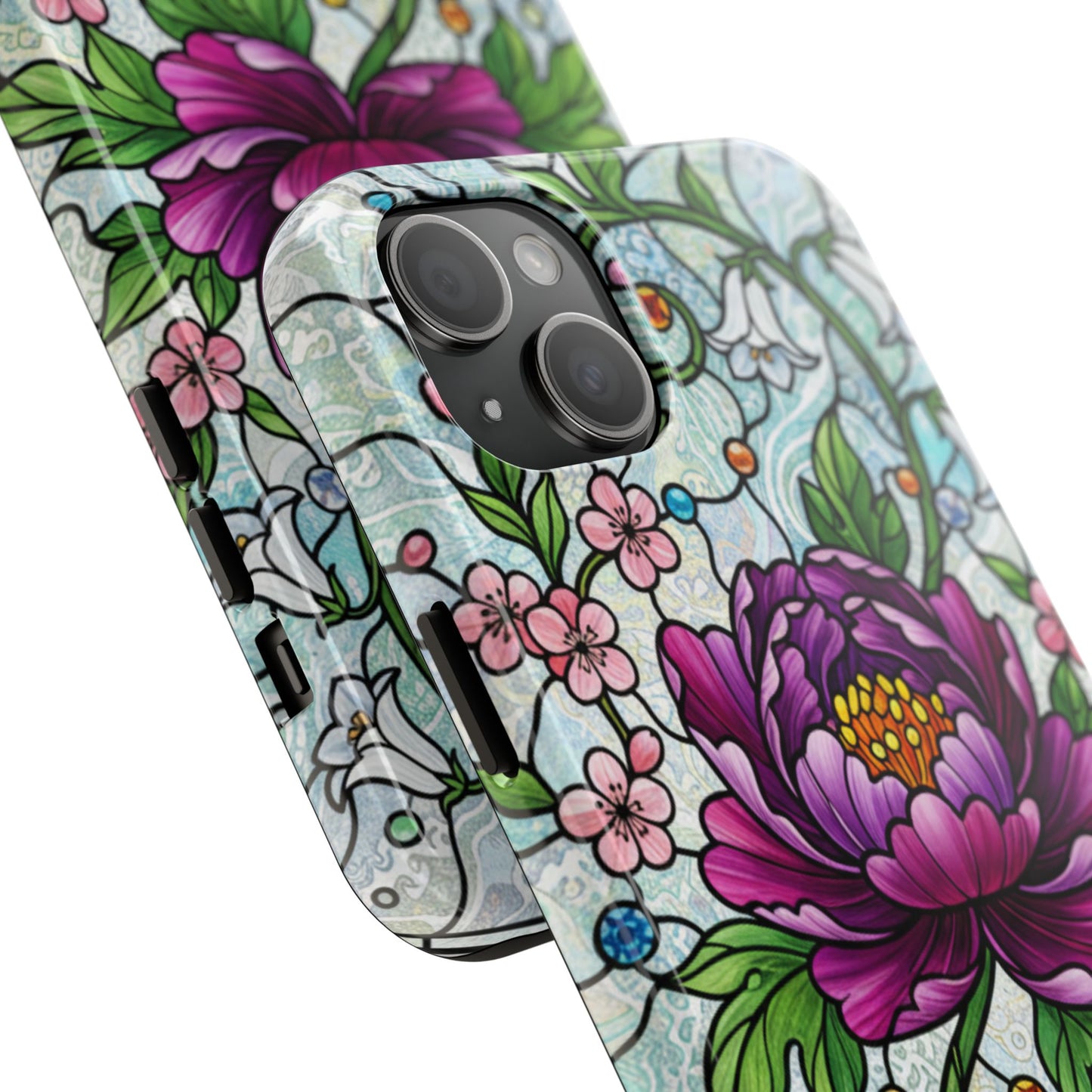 Floral Tough Phone Case | Stylish & Durable | Perfect Gift for Nature Lovers | Unique Floral Design | Plant Lover's Accessory