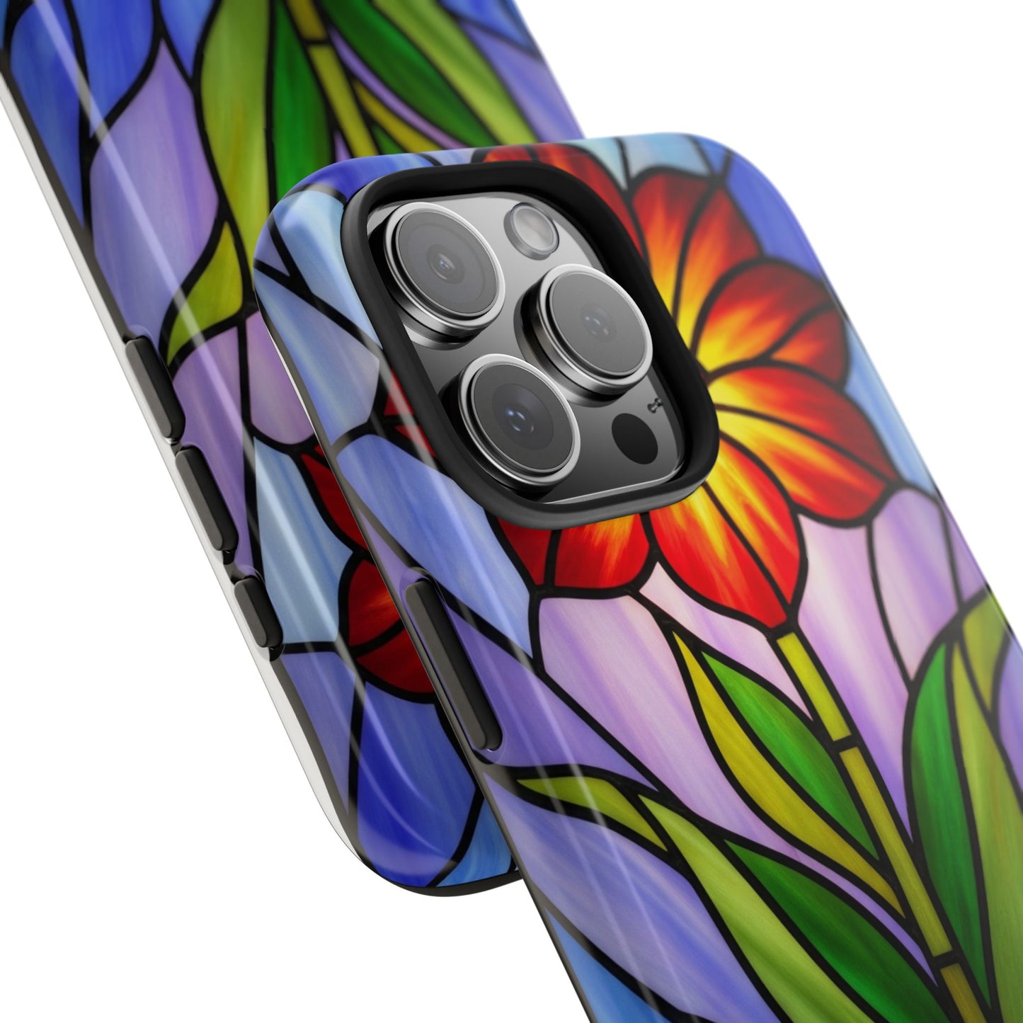 Vibrant Floral Phone Case | Tough Phone Cases for Flower Lovers, Durable Design, Gift for Her, Phone Accessories, Spring Decor