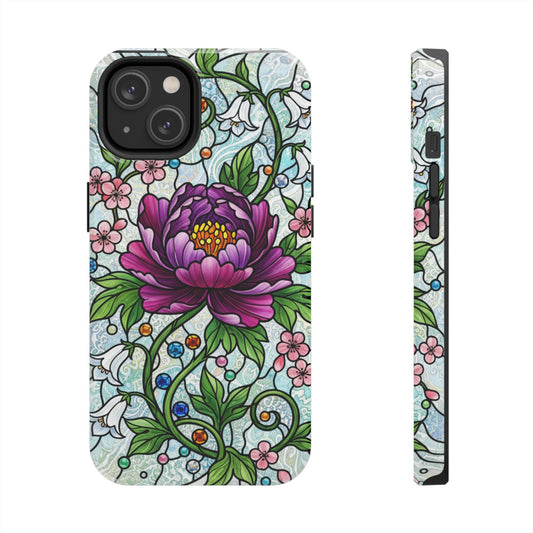 Floral Tough Phone Case | Stylish & Durable | Perfect Gift for Nature Lovers | Unique Floral Design | Plant Lover's Accessory