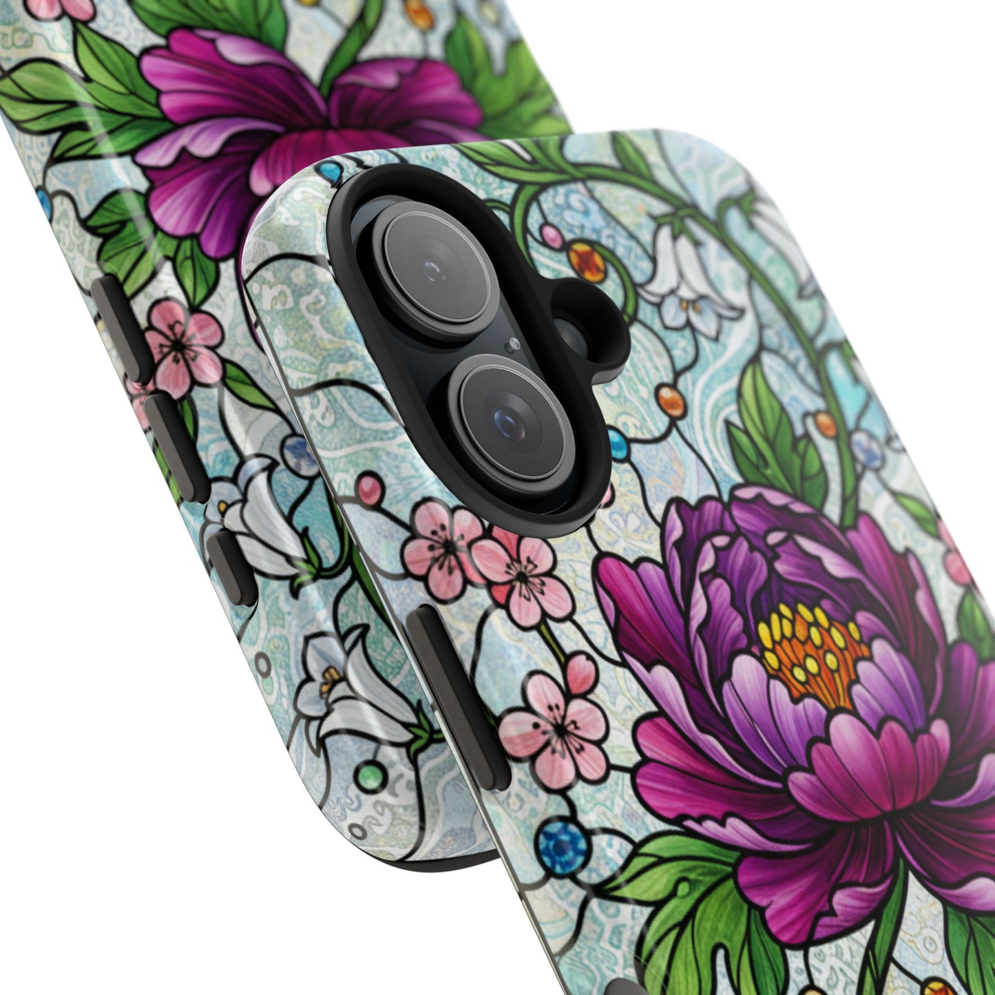 Floral Tough Phone Case | Stylish & Durable | Perfect Gift for Nature Lovers | Unique Floral Design | Plant Lover's Accessory