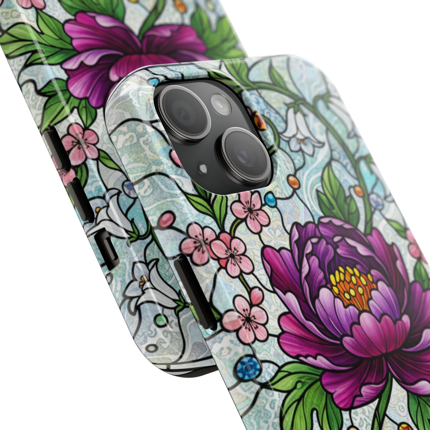 Floral Tough Phone Case | Stylish & Durable | Perfect Gift for Nature Lovers | Unique Floral Design | Plant Lover's Accessory