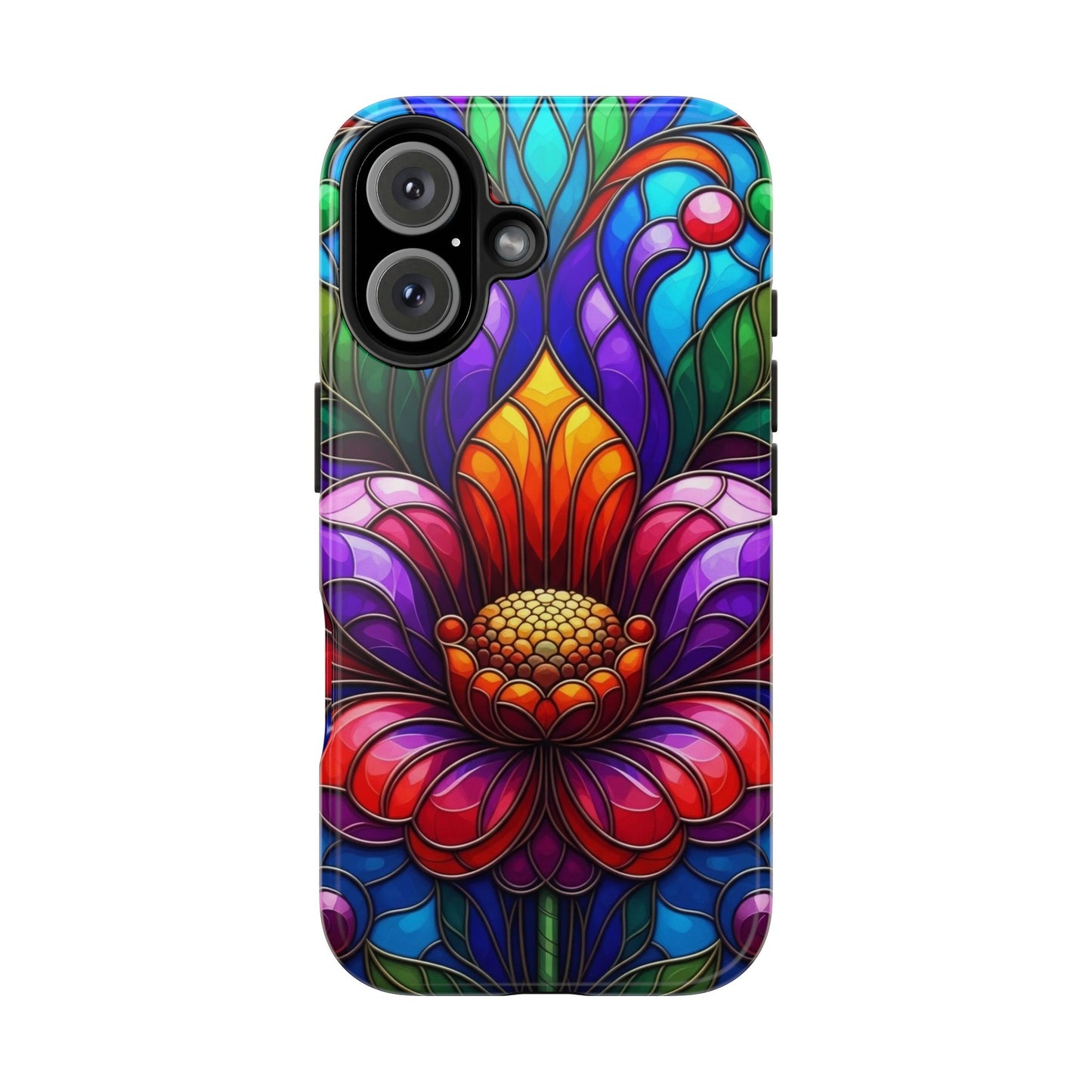 Vibrant Floral Tough Phone Cases, Durable Phone Cover, Gift for Flower Lovers, Artistic Accessories, Unique Phone Protection