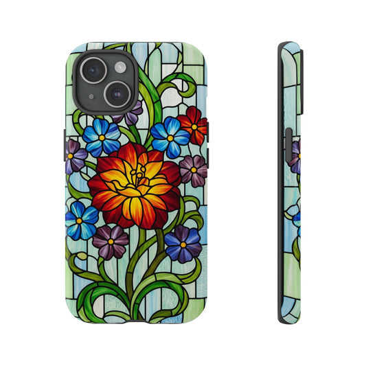 Stained Glass Floral Case