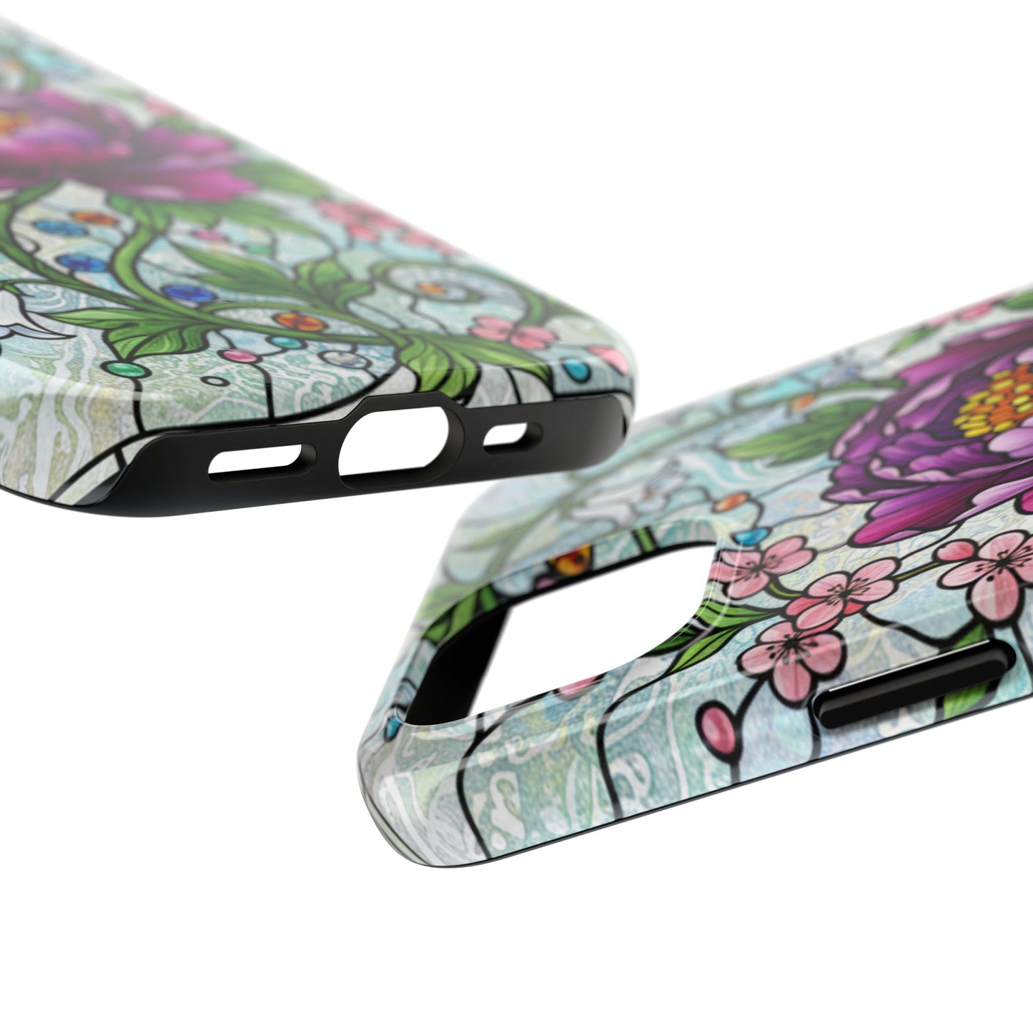 Floral Tough Phone Case | Stylish & Durable | Perfect Gift for Nature Lovers | Unique Floral Design | Plant Lover's Accessory