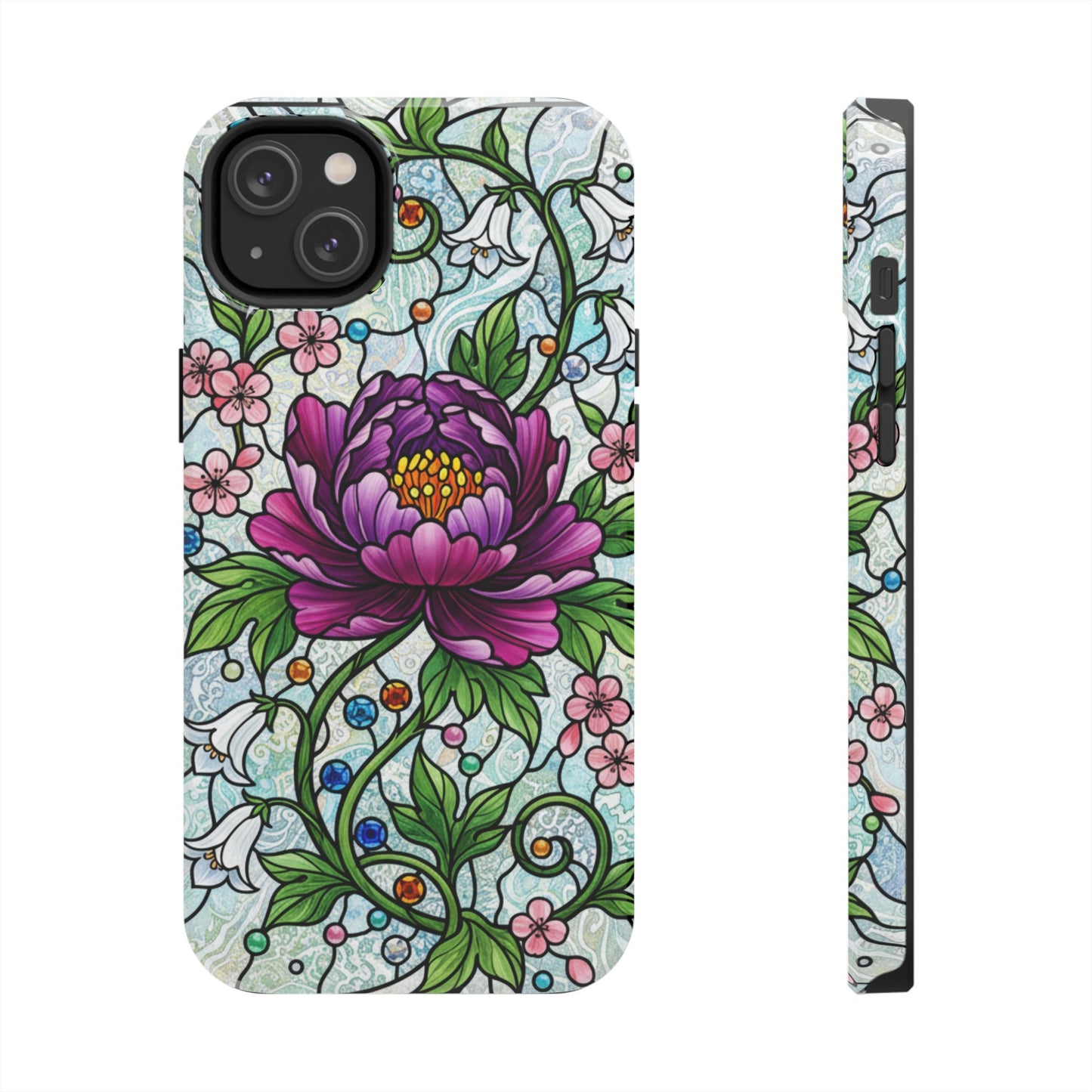 Floral Tough Phone Case | Stylish & Durable | Perfect Gift for Nature Lovers | Unique Floral Design | Plant Lover's Accessory