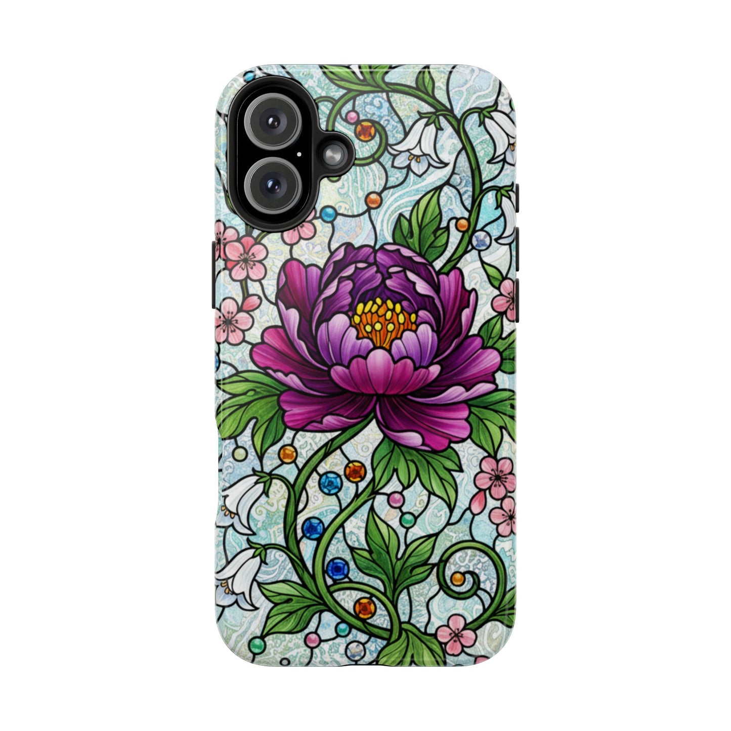 Floral Tough Phone Case | Stylish & Durable | Perfect Gift for Nature Lovers | Unique Floral Design | Plant Lover's Accessory
