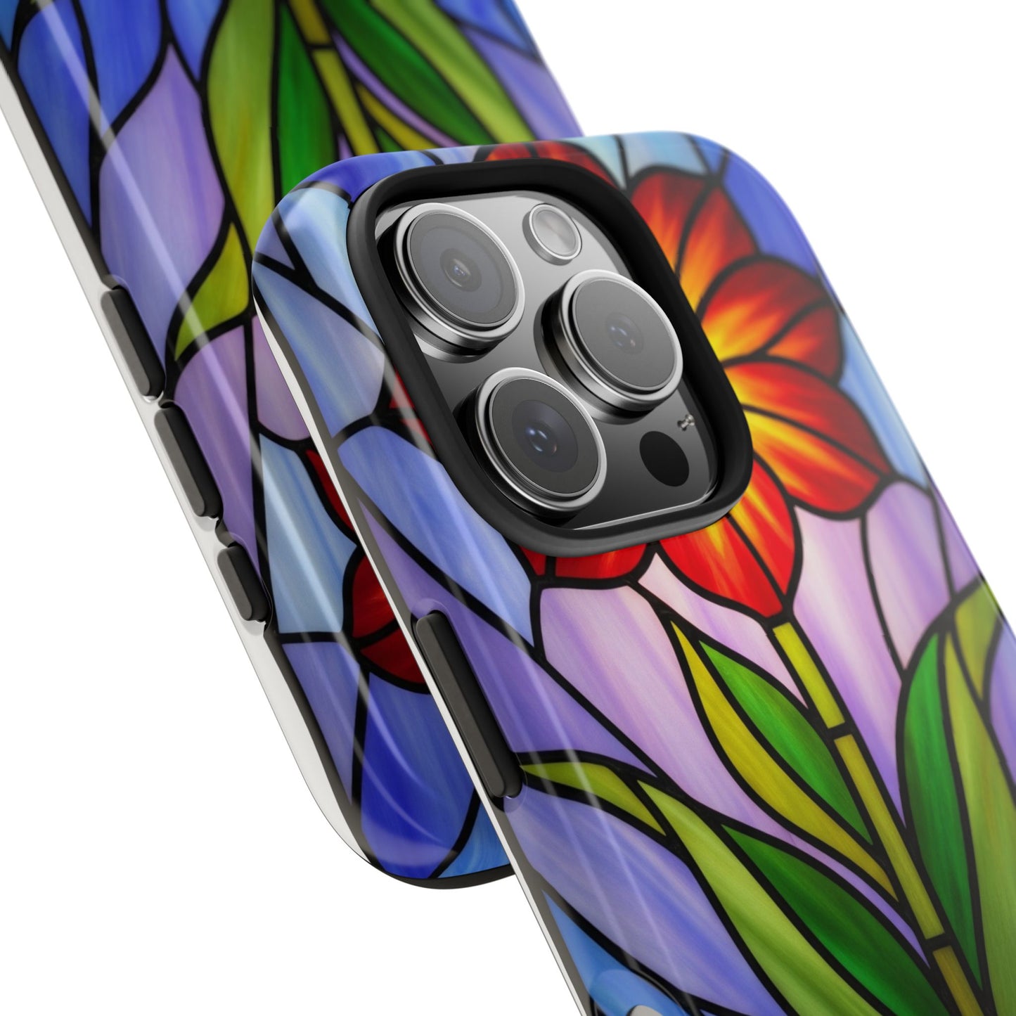Vibrant Floral Phone Case | Tough Phone Cases for Flower Lovers, Durable Design, Gift for Her, Phone Accessories, Spring Decor