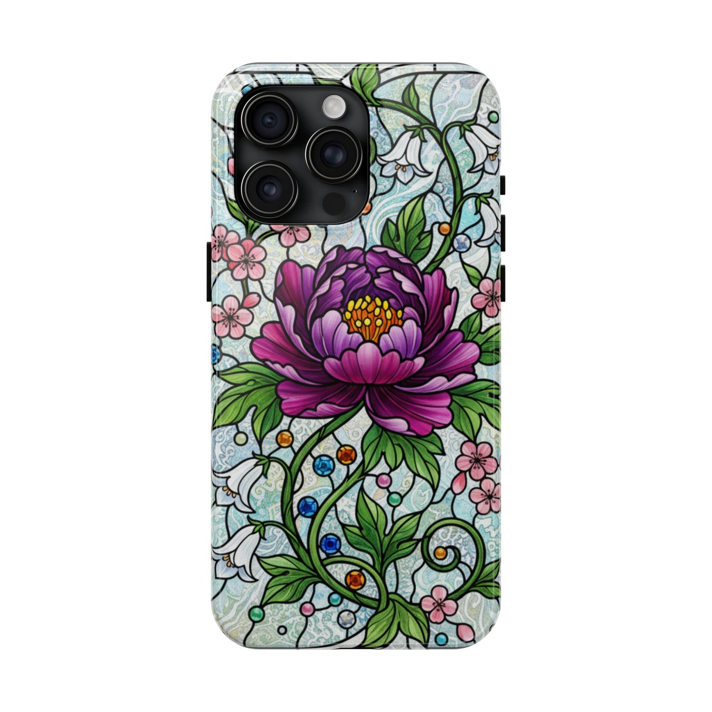 Floral Tough Phone Case | Stylish & Durable | Perfect Gift for Nature Lovers | Unique Floral Design | Plant Lover's Accessory