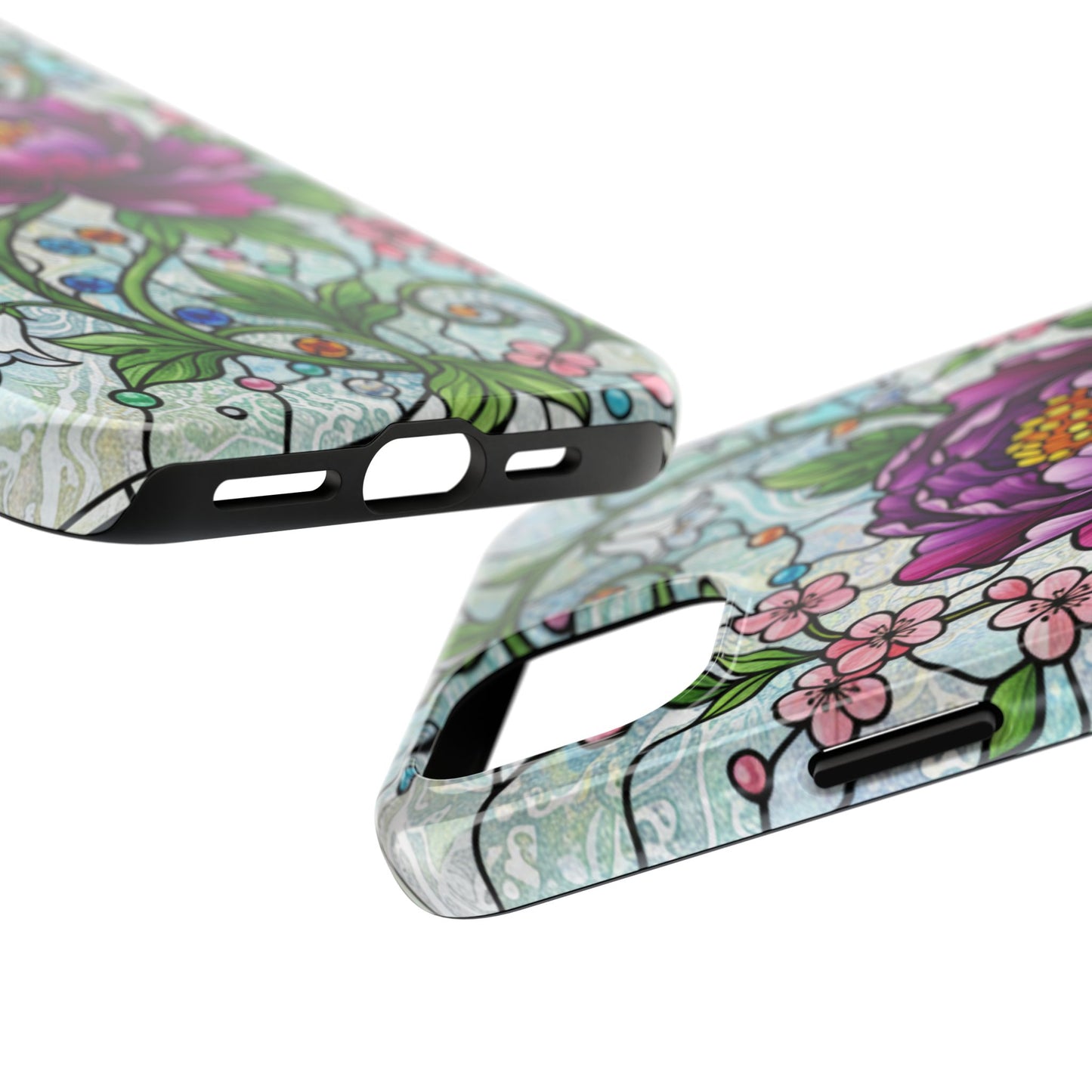 Floral Tough Phone Case | Stylish & Durable | Perfect Gift for Nature Lovers | Unique Floral Design | Plant Lover's Accessory